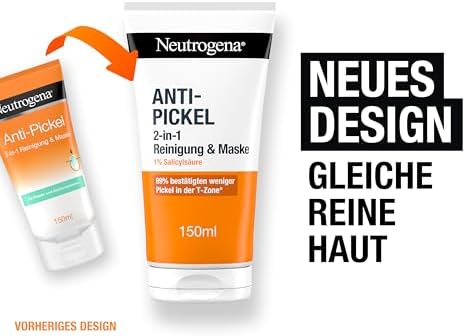 Anti-Pickel 2-in-1 Reinigung und Maske, 150 ml