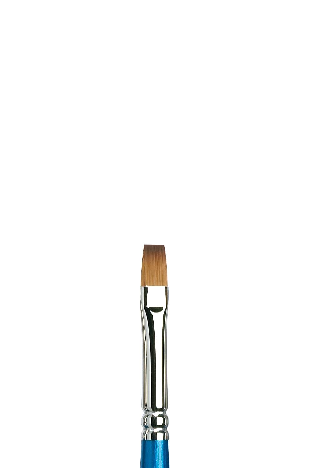 Winsor & Newton Brush, Wood, Transparent, no. 8 - 7 mm, flat - brush, long handle