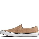 Sperry Men's Striper II Slip On Sneaker, Taupe, 9