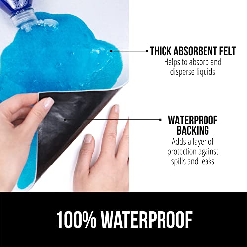 Gorilla Grip Quick Dry Waterproof Under Sink Mat Liner, Slip Resistant