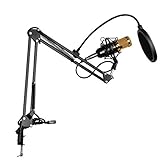 Floureon BM-800 Condenser Microphone Black+ Pop