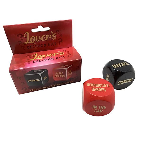 Diabolical DP1184 Lovers Decision Dice - Funny Sex Gift for Couples Him/Her Secret Santa Christmas Anniversary, Valentine's Gift for Her