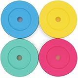 Wide Mouth Mouth Mason Jars Lids with Straw hole, Plastic, Reusable, No Rust, BPA Free - 4 Pack