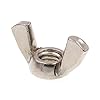 Prime-Line 1/4 In.-20 Grade 18-8 Stainless Steel Wing Nuts Cold-Forged (5-Pack) 9076567 - The