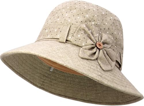 Foldable Floral Bucket Hat with Rolled Brim, UPF 50+ Beauty Spring Flowers Rose Foldable Hats for Women Sun  main image 4