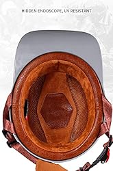 LBZHBHE Half Shell Skull Cap Helmet, Retro Baseball