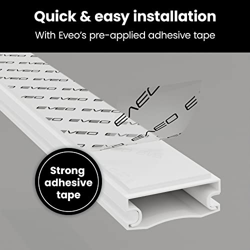 153” Cord Hider Cord Cover Wall Wire Covers for Cords Paintable