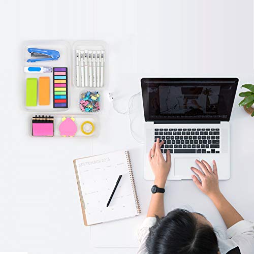 JARLINK 16 Pack Refrigerator Organizer Bins, Desk Drawer Organizer