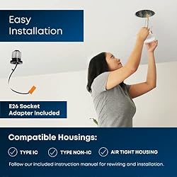 Feit Electric LED 4 Inch Recessed Lighting, 50W