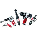 EXELAIR by Milton EX4405KIT (44-Piece Professional Air Tool Accessory Kit) - Impact Wrench, Air Ratchet, Die Grinder, Blow Gun, Air Hammer, Dual Air Chuck, Tire Gauge, and Accessories