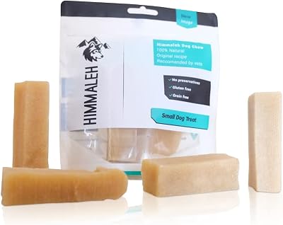 Himmaleh Yak Chews for Dogs Pack of 4 - Natural, Protein Rich, Long Lasting