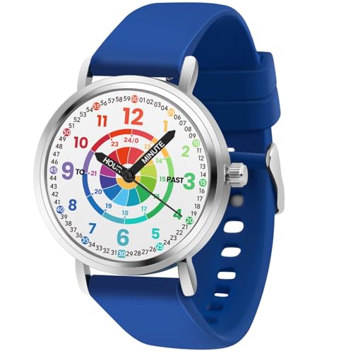 Blisshour Childrens Watches, Kids Learning Watch, Children's Toddler Learning Time and Easy to Read Time, Analog Watch for Boys and Girls Ages 3~11