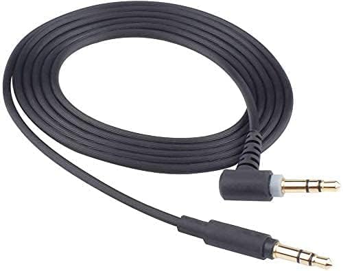 Replacement WH-1000XM5 Audio Cable Cord Compatible with Sony WH-1000XM5 WH-1000XM4 WH-1000XM3 CH-720N CH-710N CH-700N WH-CH510 WH-XB910N MDR-10R MDR-100ABN MDR-1A Wireless Headphones（1.2M/Black）
