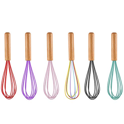 MultiColor Silicone Wire Whisks High Heat Resistant Silicone Whisk