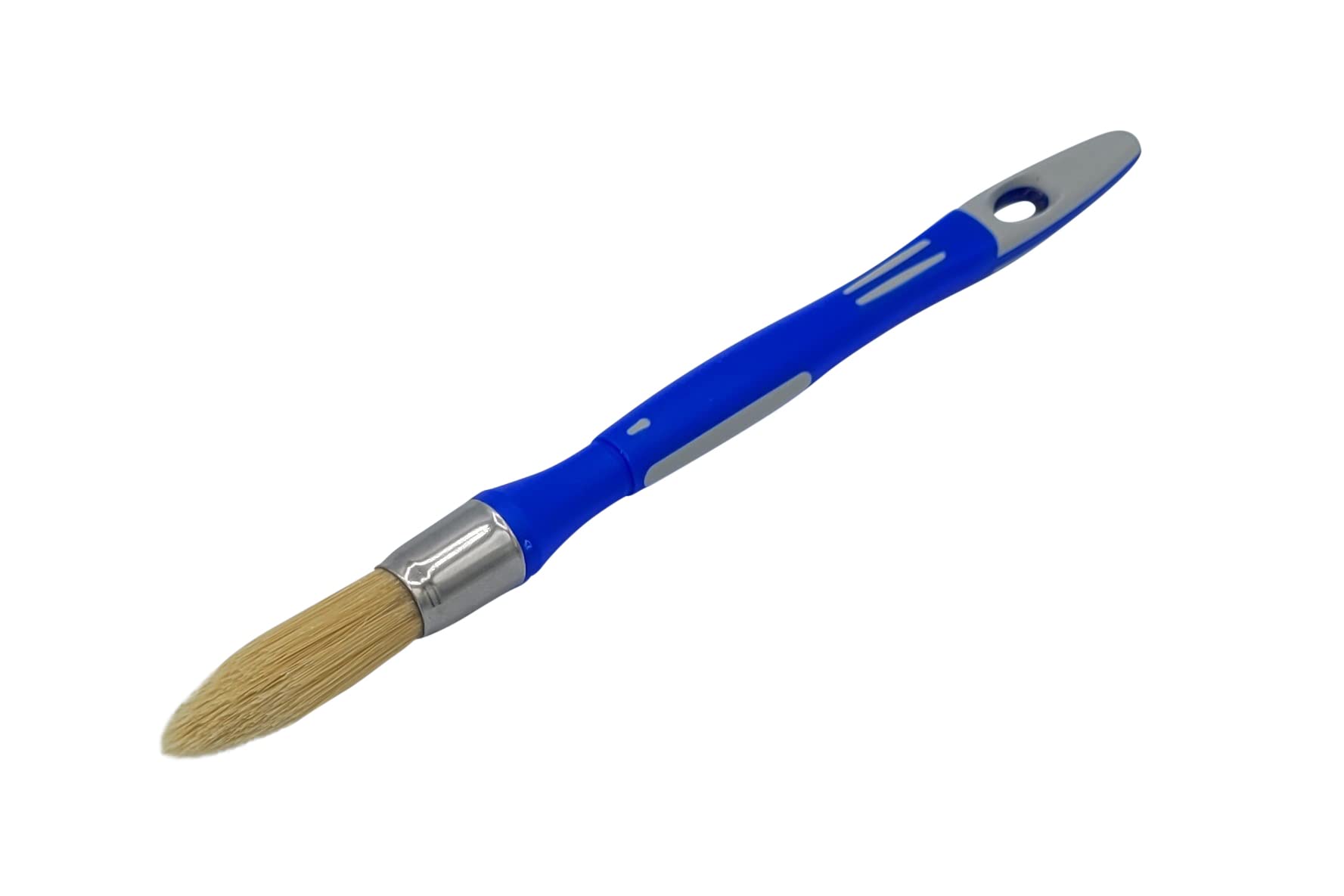 SAVY Round Brush 2 Materials Matt Velvet Satin No. 3/0 Diameter 15mm Blue