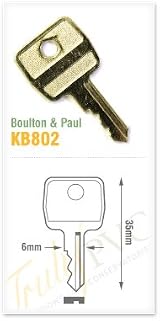 Truly PVC Supplies 3 x Winlock 80016 Window Lock Replacement Keys view 2