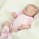 AMPretty Lifelike Reborn Baby Dolls Soft Silicone Full Body 11inch Real Girl/Boy Baby Dolls Lovely Christmas Gift For Ages 3+ (Don)