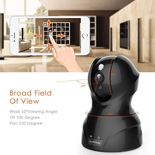 Wireless Security Camera with Two-way Audio KAMTRON 1080P HD