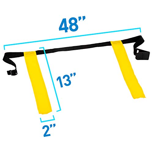 Franklin Sports Flag Football Flags and Ball Set Flag Football Belts