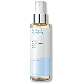 The Organic Pharmacy Rose Facial Spritz, Toner to Hydrate, Freshen, and Soothe Skin, 3.3 Ounce