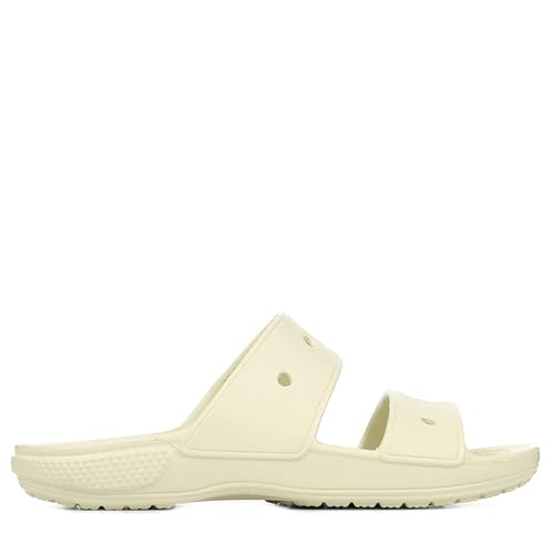 Crocs Unisex Classic Sandal Sandal, Bone, 10 UK Men/ 11 UK Women