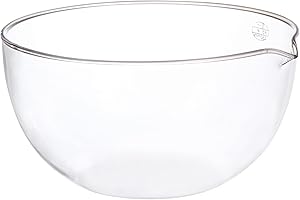 iplusmile Glass Evaporating Dish Flat Bottom Reusable Evaporating Basin Laboratory Supplies Evaporation Tool