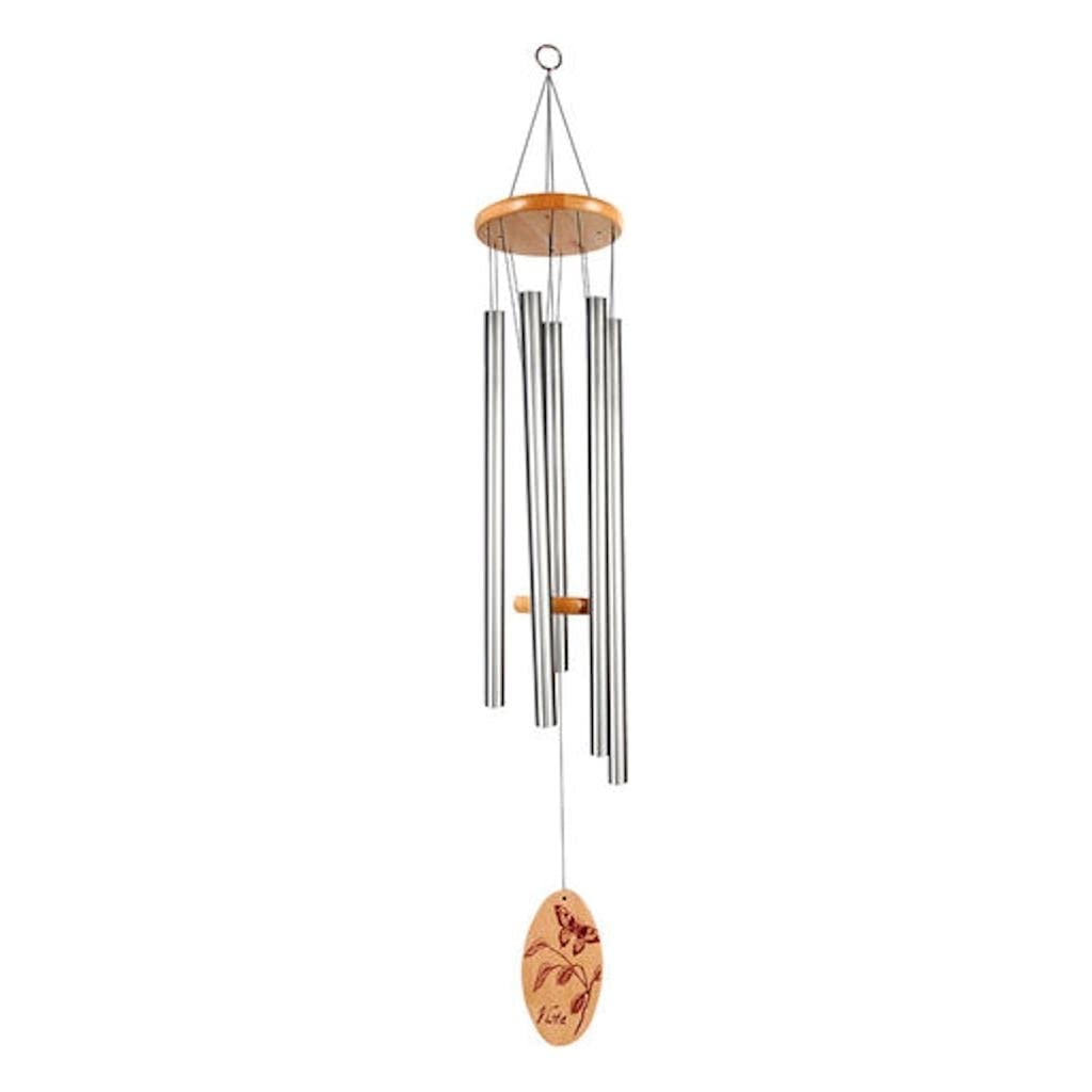Sunset Vista Designs Silver Classic Wind Classic Chime, Large