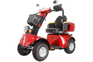 SKEKECIE Large Heavy Duty Mobility Scooters for Seniors & Adults 500lbs Capacity -4 Wheel Motorized Scooter -1000W All Terrai