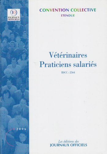 Convention collective nationale, Vétérinaires