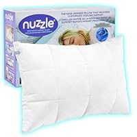 Nuzzle Cooling Adjustable Pillow for Side Sleepers, Luxury Standard Size Bed Pillow Hotel Collection - Best Adjust Height Soft Firm Pillow for Back, Stomach or Side Sleepers - Home Gifts