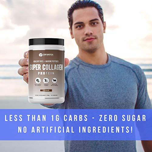 Top Notch Nutrition Super Collagen Protein Powder with Healthy Fat