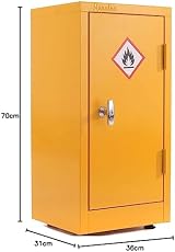 Horison Industries COSHH Fire Proof Storage Cabinet 700x355x305mm view 2