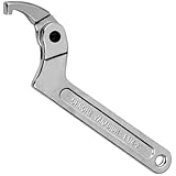 Vmotor Chrome Vanadium C Spanner Tool Adjustable Hook Wrench - 3/4-2"(19-51mm)