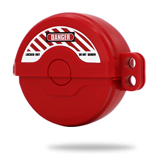 TRADESAFE Gate Valve Lockout - Red Lockout Tagout Valve for 1 inch to 2 ...