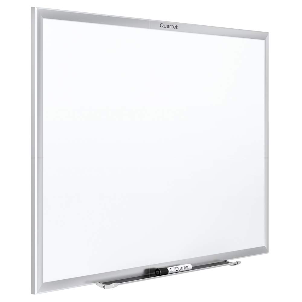 Quartet Magnetic Whiteboard, 8 x 4 White Board, Dry Erase Board, Silver Aluminum Frame (SM538)
