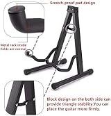 Karan King Guitar Stand A-Frame Universal Black Plastic view 5