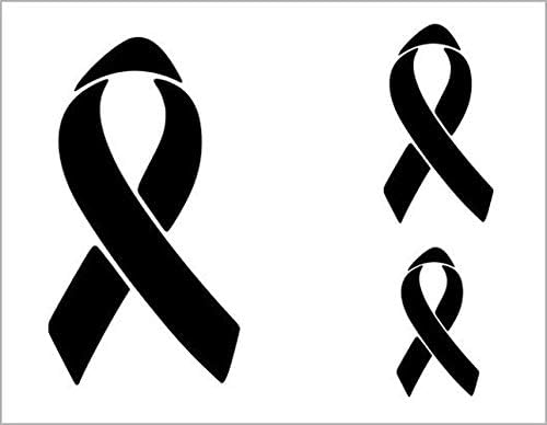 Mixed Media - RIBBON 3 Sizes Raise Awareness Breast Cancer 8.5