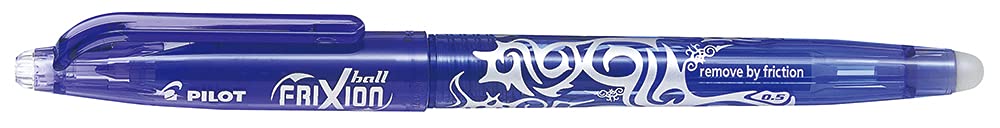 Pilot Frixionball Ball Pen, 0.5 mm, Blue
