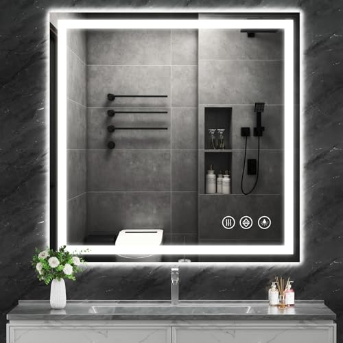 Koonmi 40"x40" LED Mirror