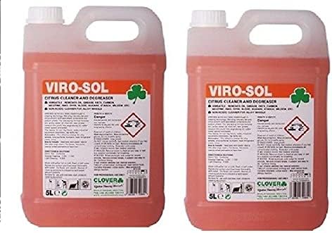 Clover Chemicals Viro-Sol Citrus Cleaner Degreaser 2 x 5L