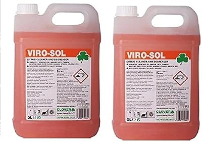 Clover Chemicals Viro-Sol Citrus Cleaner Degreaser 2 x 5L
