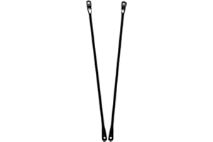Timyrimy 31.5"/80cm Garden Swing Replacement Rods, Black Metal Round Rods for Hanging Swing Seat to Frame(2PCS/CTN)
