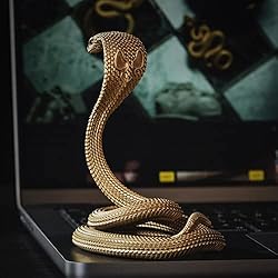 COPPERTIST.WU Cobra Phone Stand for Desk, Snake