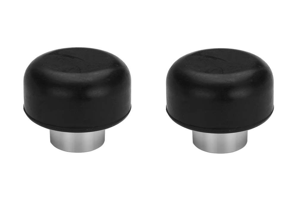 VIBORG Deluxe Solid 304 Stainless Steel + Rubber Heavy Duty Door Stopper Stops Floor Mount Wall mounted Doorstop Glass Door Stop