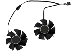 RAKSTORE FS1250-S2053A Graphics Card Cooling Fan, Compatible with Gigabyte GTX 1650/GTX 1630 Low Profile, 46mm Diameter, 12CF