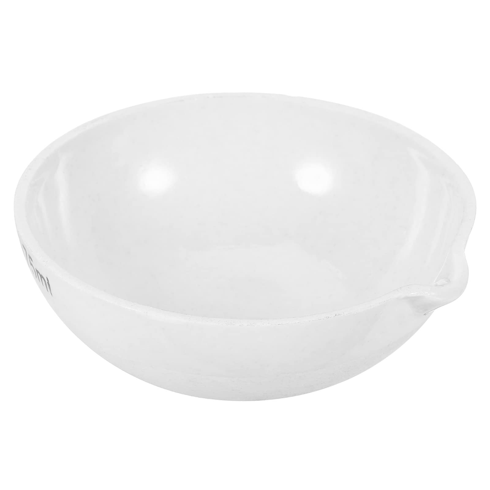 PATIKIL 75ml Porcelain Crucible Dish, Ceramic Evaporation Bowl Cup Pot for Melting Casting Refining