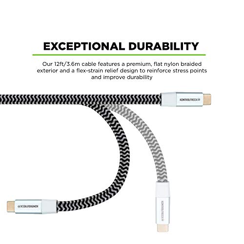 KontrolFreek Gaming Cable USB AtoC (12ft) The Premium Durable Gaming