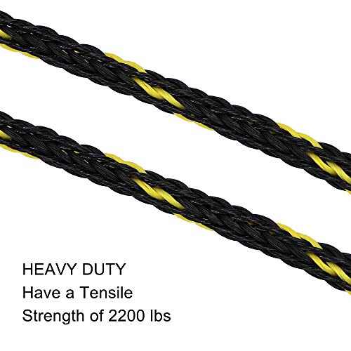 Obcursco PWC Dock Lines Boat Dock Lines (7ft & 14ft, 1/2” Thickness