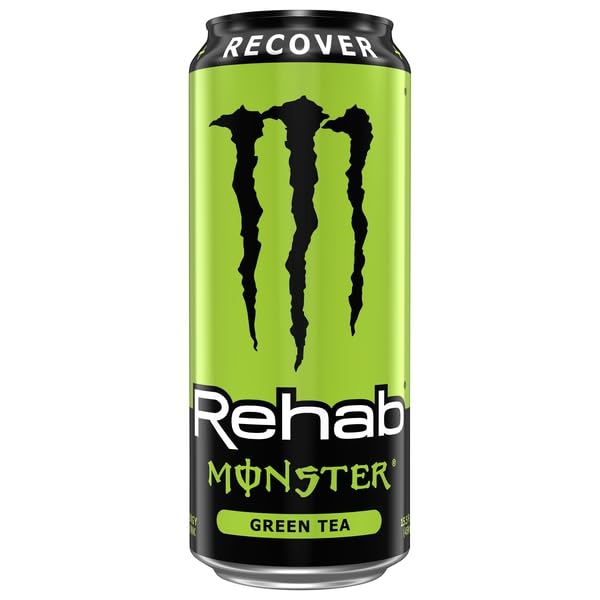 MONSTER, REHAB GREEN TEA, 15.5 OUNCE