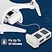 UPair Two Drone with 4K UHD Camera 3-Eye Lens, 5.8G RC WiFi Quadcopter FPV Transmission with 3-Axis Stabilization Gimbal, GPS/Optical Flow Positioning System, Flight Route Planning, One Key Return
